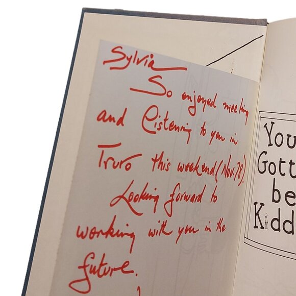 You've Gotta Be Kidding Paul Zann signed HC DJ Vtg 1975 humor spoof education - Picture 3 of 8